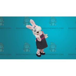 Pink and White Bunny BIGGYMONKEY™ Mascot Costume -