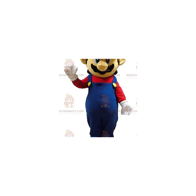 Costume della mascotte di Mario famoso personaggio dei