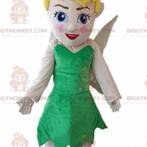 Disfraz de hada BIGGYMONKEY™ con vestido verde. Campanita -