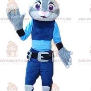 BIGGYMONKEY™ Disfraz de mascota de conejo policía famoso de