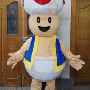 Costume de mascotte BIGGYMONKEY™ de Super Champignon personnage