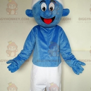 Costume de mascotte BIGGYMONKEY™ de Schtroumpf personnage bleu