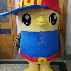 Big Chick gele vogel BIGGYMONKEY™ mascottekostuum -