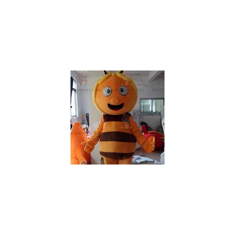 BIGGYMONKEY™ Maya, das berühmte Bienen-Maskottchen-Kostüm -