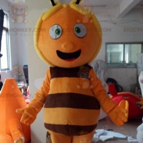 BIGGYMONKEY™ Maya the famous bee cartoon bee mascot costume –