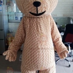 BIGGYMONKEY™ Groot zacht en schattig beige teddybeer