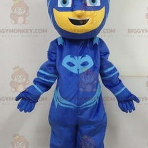 Gemaskerde superheld BIGGYMONKEY™ mascottekostuum -