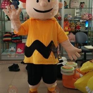 Costume mascotte Charlie Brown Little Boy Snoppy Comic