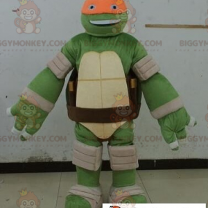 Ninja Turtle BIGGYMONKEY™ Maskottchenkostüm mit orangefarbenem