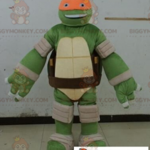 Ninja Turtle BIGGYMONKEY™ maskottiasu oranssilla päänauhalla -