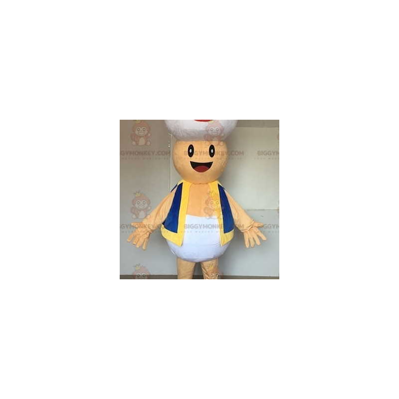 BIGGYMONKEY™ costume mascotte del famoso personaggio di Super Mushroom in  Mario