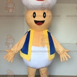 Kostým maskota BIGGYMONKEY™ slavné postavy Super Mushroom v