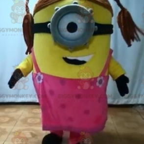 Minions berømte gule tegneseriefigur BIGGYMONKEY™ maskotkostume