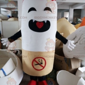 Costume de mascotte BIGGYMONKEY™ de cigarette géante avec un