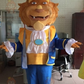 BIGGYMONKEY™ Beast Mascot Costume Personagem Disney de A Bela e