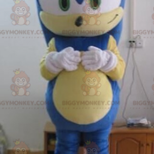 Videospiel Sonic Blue Hedgehog BIGGYMONKEY™ Maskottchenkostüm -
