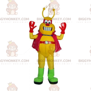 Costume de mascotte BIGGYMONKEY™ de robot jaune et rouge très