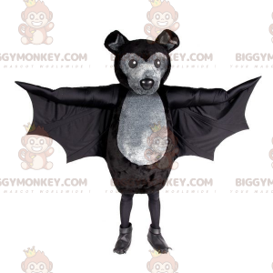 Costume mascotte gigante marrone e grigio pipistrello