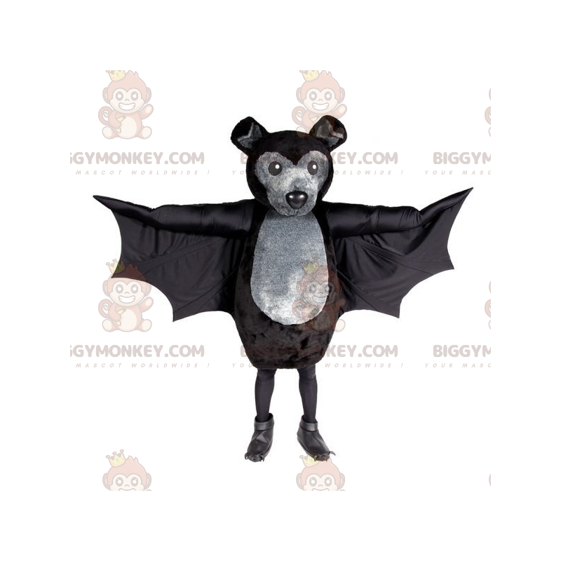 Disfraz de mascota BIGGYMONKEY™ de murciélago marrón y gris