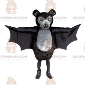 Disfraz de mascota BIGGYMONKEY™ de murciélago marrón y gris