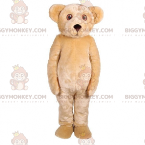 Traje de mascote de urso bronzeado BIGGYMONKEY™ totalmente