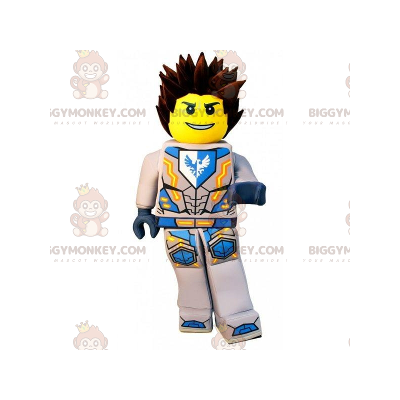 Lego BIGGYMONKEY™ mascottekostuum in superheldenoutfit -