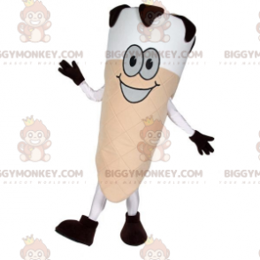 Giant Ice Cream Cone BIGGYMONKEY™ Mascot Costume. Ice Cream