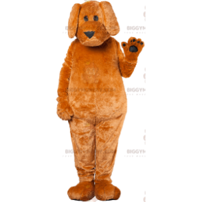 Costume de mascotte BIGGYMONKEY™ de chien marron et noir géant