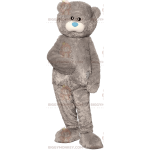 Me to you Famous Gray Teddy BIGGYMONKEY™ Mascot Costume -