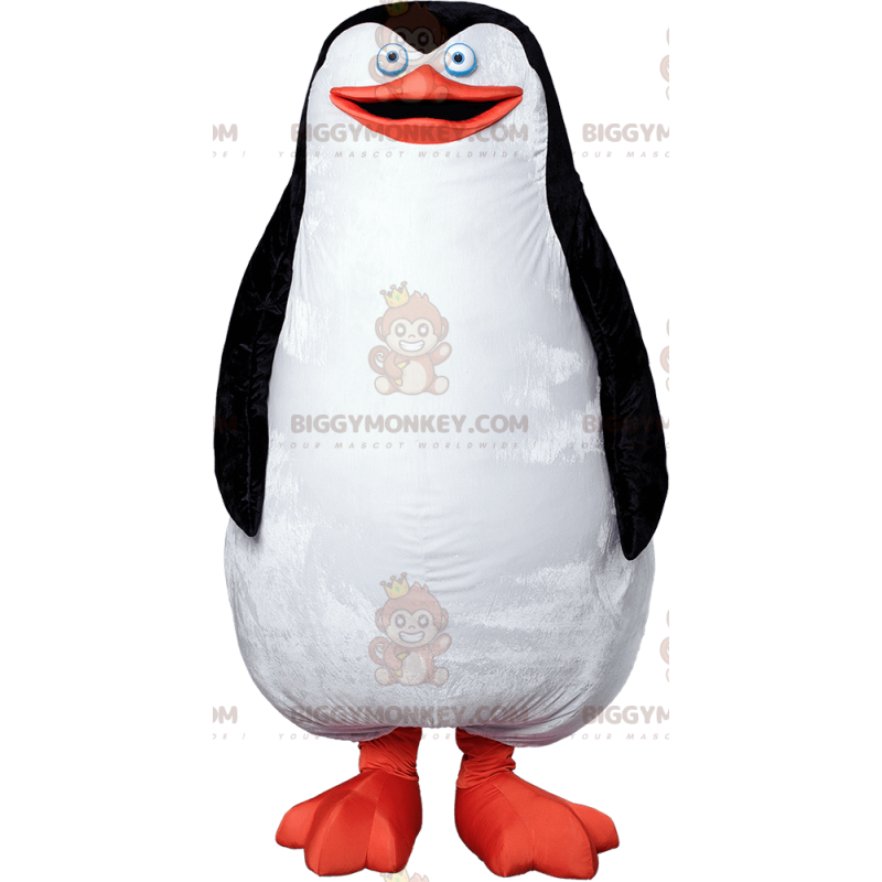 Disfraz de mascota BIGGYMONKEY™ de pingüino blanco, negro y