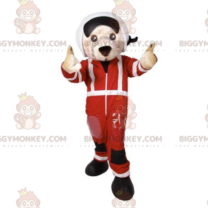 Costume de mascotte BIGGYMONKEY™ de chien en tenue de pilote.