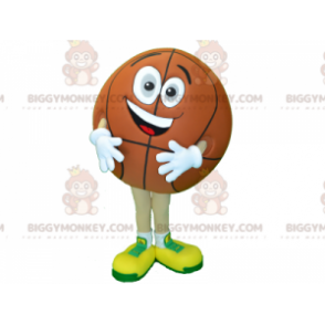 Costume de mascotte BIGGYMONKEY™ de ballon de basket rond et