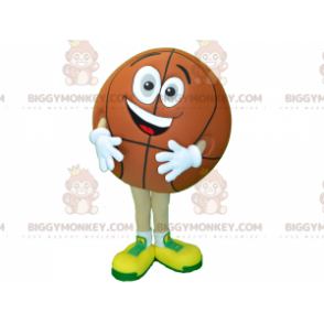 Disfraz de Mascota BIGGYMONKEY™ de Baloncesto Redondo Sonriente