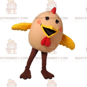 Costume de mascotte BIGGYMONKEY™ d'œuf de poule géante. Costume