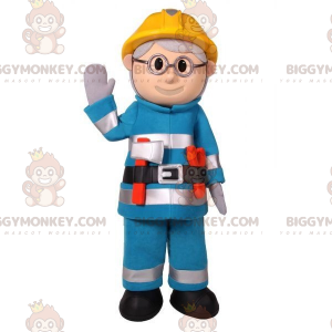 BIGGYMONKEY™ Costume da mascotte di Vigile del fuoco in abito