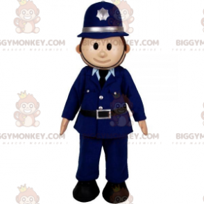 Police officer BIGGYMONKEY™ mascot costume. Man in police