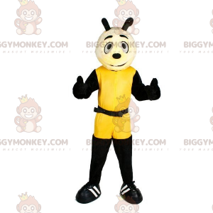 Disfraz de mascota BIGGYMONKEY™ de abeja gigante amarilla y