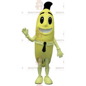 Giant Yellow Banana BIGGYMONKEY™ maskottiasu. hedelmäinen puku