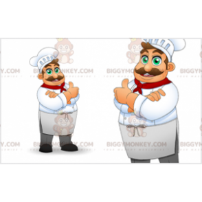 Disfraz de mascota Chef BIGGYMONKEY™ con gorro. disfraz de