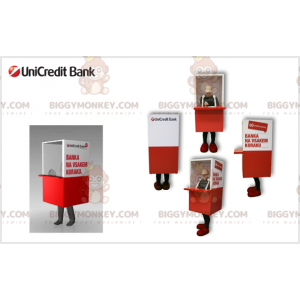 Bankangestellter BIGGYMONKEY™ Maskottchenkostüm. Wicket-Kostüm