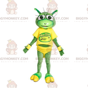 Costume mascotte BIGGYMONKEY™ creatura aliena verde -