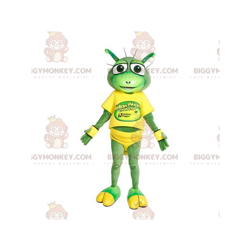 Costume mascotte BIGGYMONKEY™ creatura aliena verde -