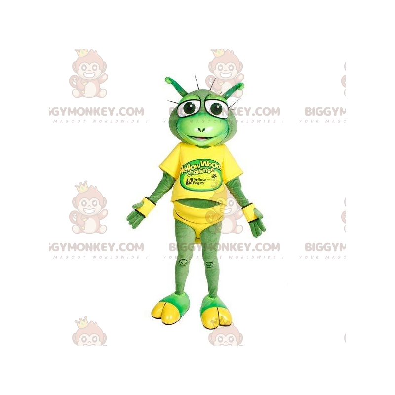 Green Alien Creature BIGGYMONKEY™ maskotkostume -