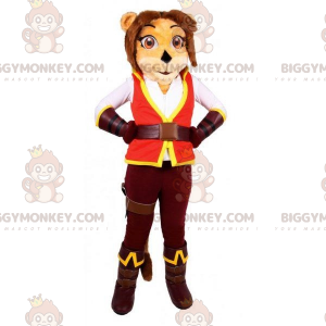 BIGGYMONKEY™ Cat tijgerin mascottekostuum verkleed als