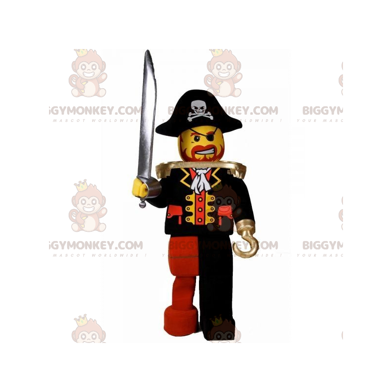 Costume da mascotte Lego BIGGYMONKEY™ vestito da pirata con