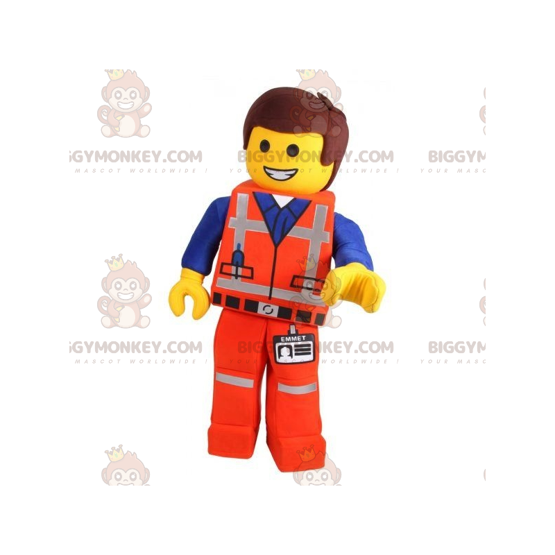 Kostým maskota Lego Playmobil BIGGYMONKEY™ v oblečení první