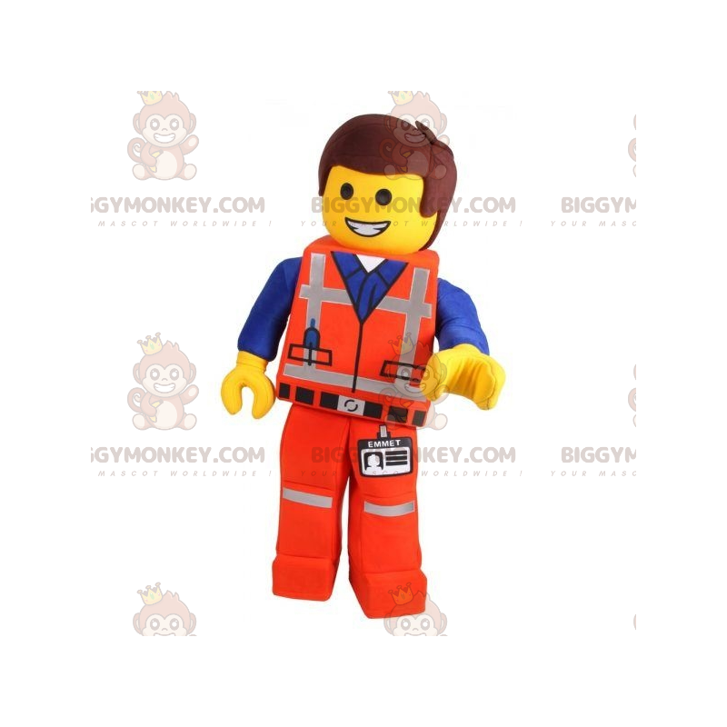 Lego Playmobil BIGGYMONKEY™ maskotdräkt i första hjälpen-outfit