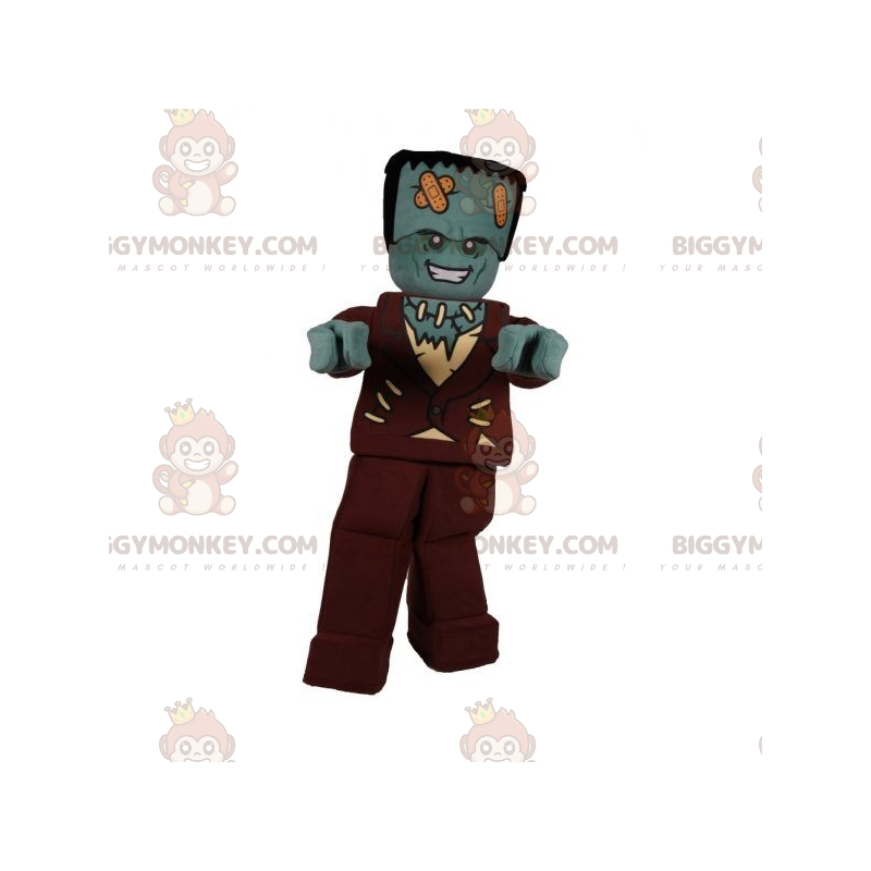 Costume da mascotte Monster Zombie BIGGYMONKEY™ di Frankenstein