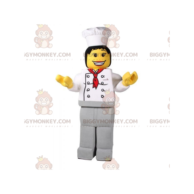 Lego BIGGYMONKEY™ mascottekostuum chef-kok outfit -