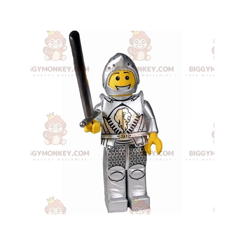 Disfraz de mascota Lego BIGGYMONKEY™ con traje de caballero con